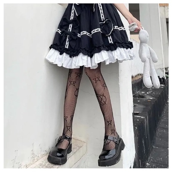 Pentagram Fishnets - Picture 4 of 6